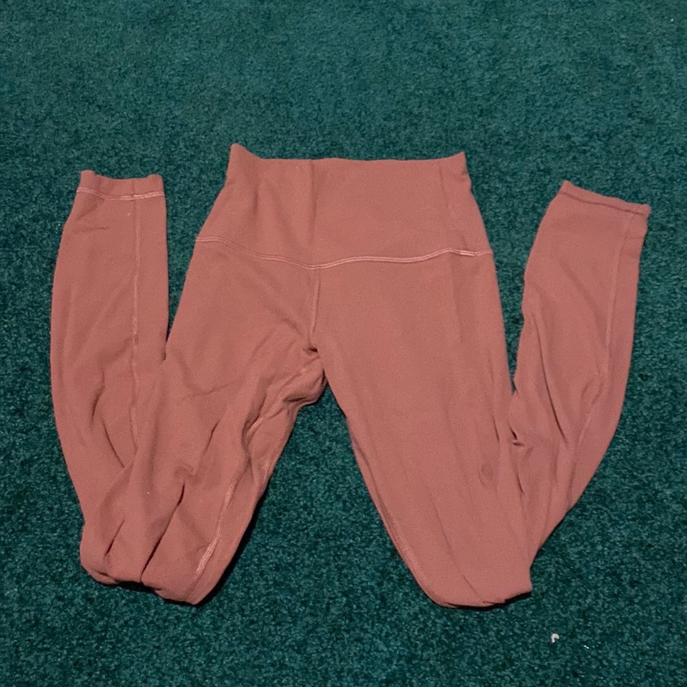 Lululemon burnt orange aligns